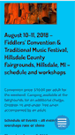 Mobile Screenshot of michiganfiddlers.com
